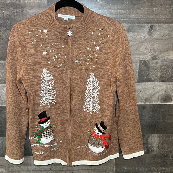 Mercer Street Studio Sweaters - M Mercer Street Studio Christmas Cardigan